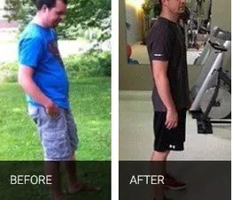Chris G. before and after strength and posture training